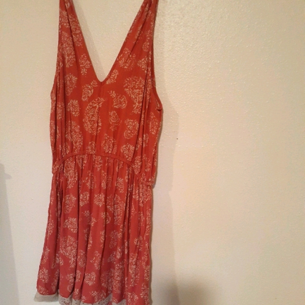 Spaghetti strap romper